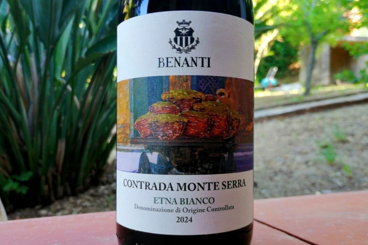 Benanti Etna Bianco Contrada Monte Serra – etichetta
