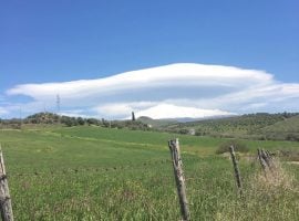 Il vulcano Etna visto da Grottafumata