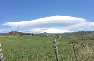 Il vulcano Etna visto da Grottafumata