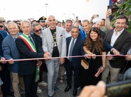 Un momento dell’inaugurazione della manifestazione