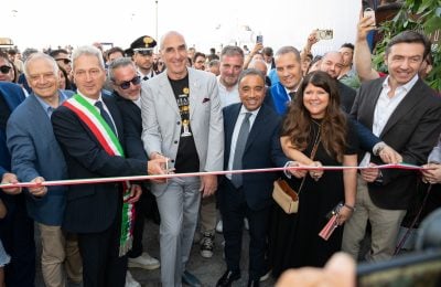 Un momento dell’inaugurazione della manifestazione