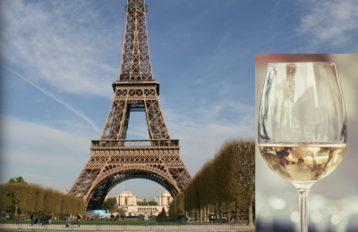 La Torre Eiffel e il vino