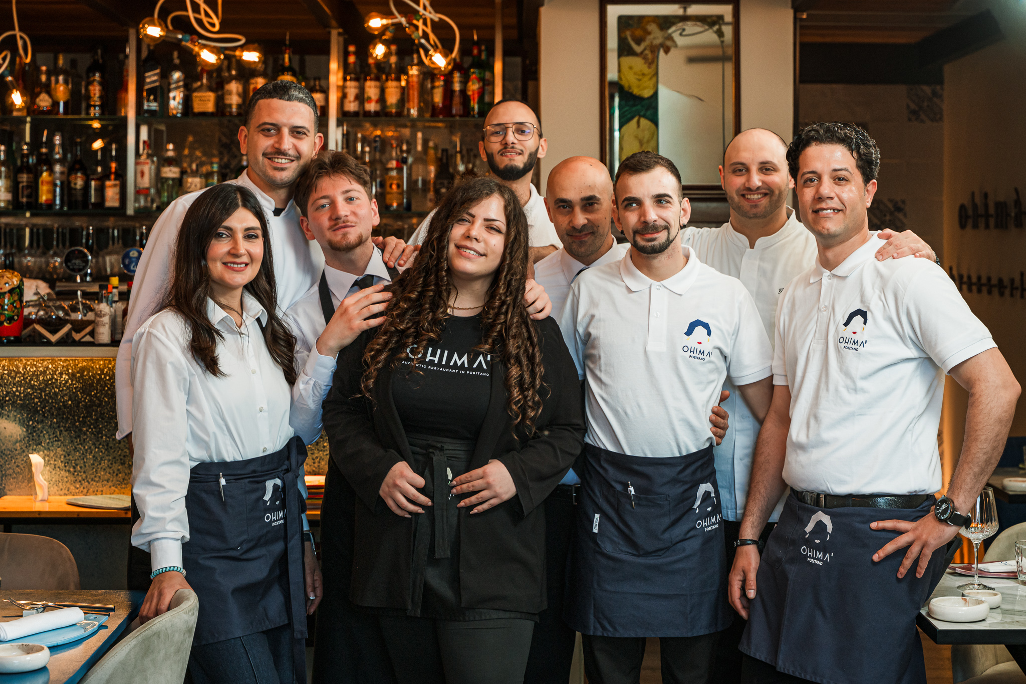 Ohimà – Lo chef Luigi Collina e le brigate di sala e cucina