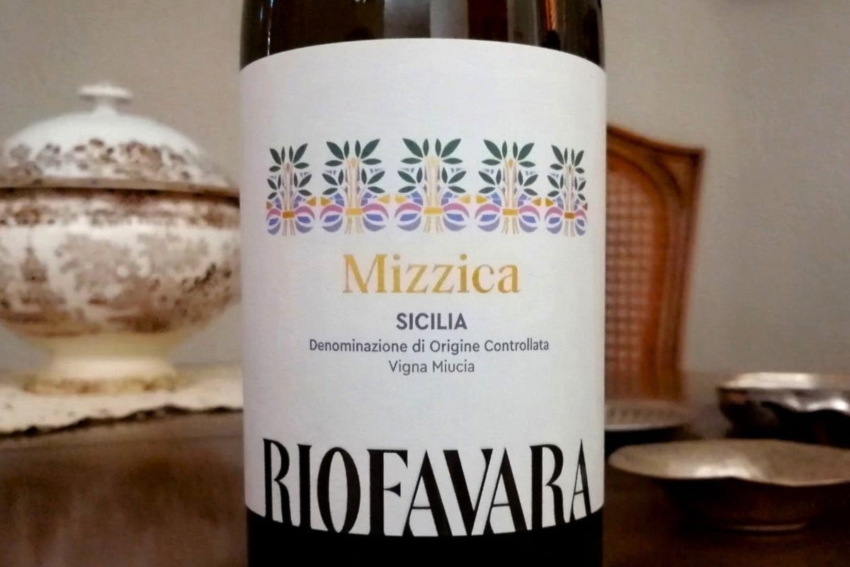 Riofavara Moscato Bianco Mizzica – etichetta