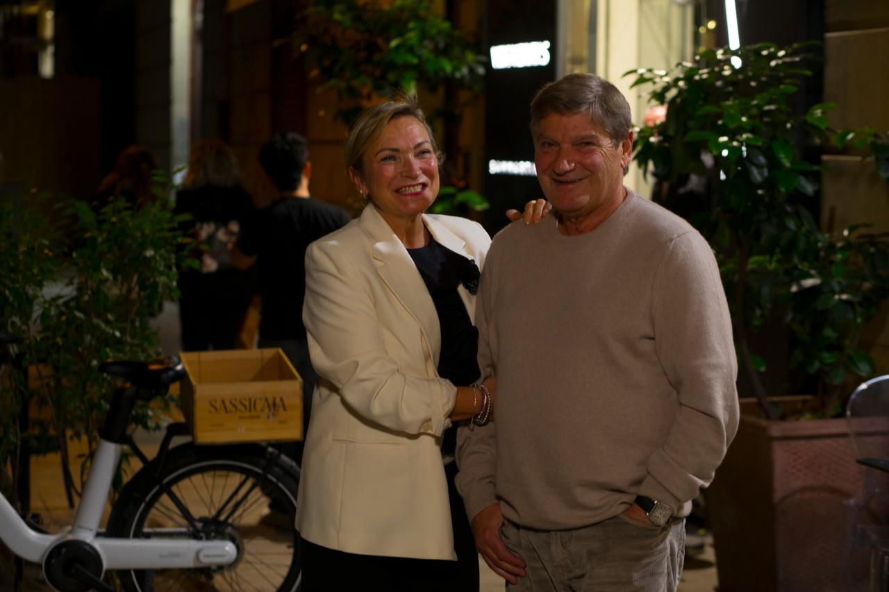 Nino Graziano e la moglie Sabine – foto Norman Vitale Luce Creative Studio