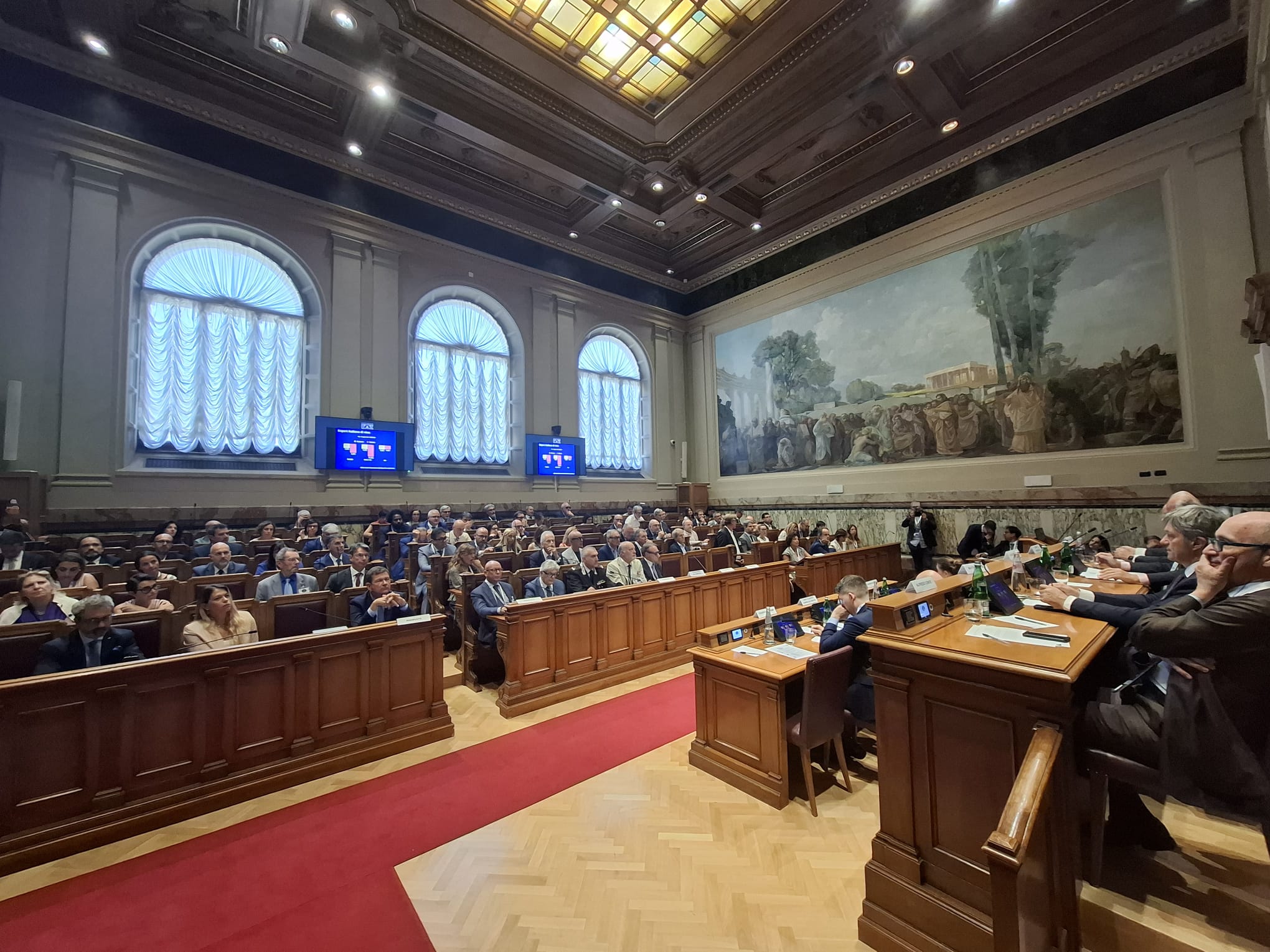 Un momento dell’assemblea