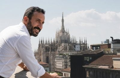 Lo chef Natale Giunta e la veduta dal nuovo locale