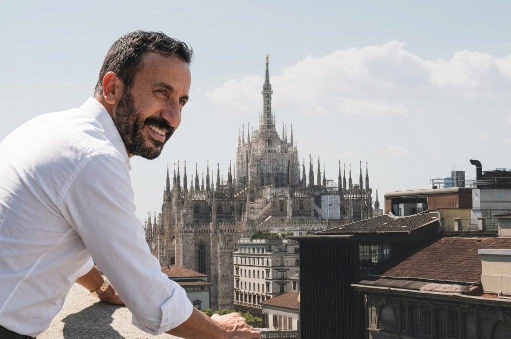 Lo chef Natale Giunta e la veduta dal nuovo locale