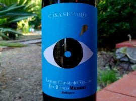 Casa Setaro Lacryma Christi Bianco Munazei – etichetta