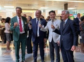 Cesare Baldrighi, Patrizio La Pietra, Daren Tang, ambasciatore Luigi Maria Vignali