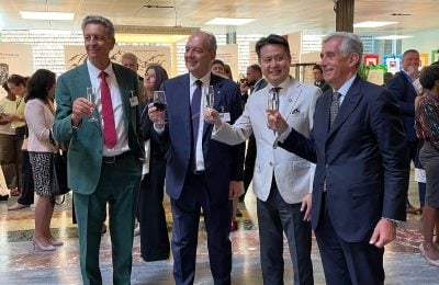 Cesare Baldrighi, Patrizio La Pietra, Daren Tang, ambasciatore Luigi Maria Vignali