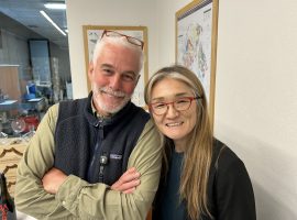 Frank Cornelissen con la moglie Akiko Nakadai
