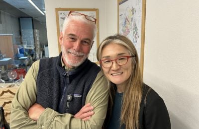 Frank Cornelissen con la moglie Akiko Nakadai