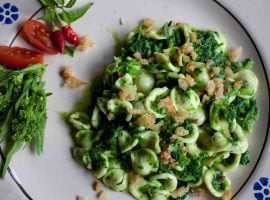 Un piatto di orecchiette