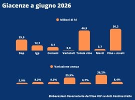 Osservatorio Uiv, la slide sulle giacenze di giugno 2026