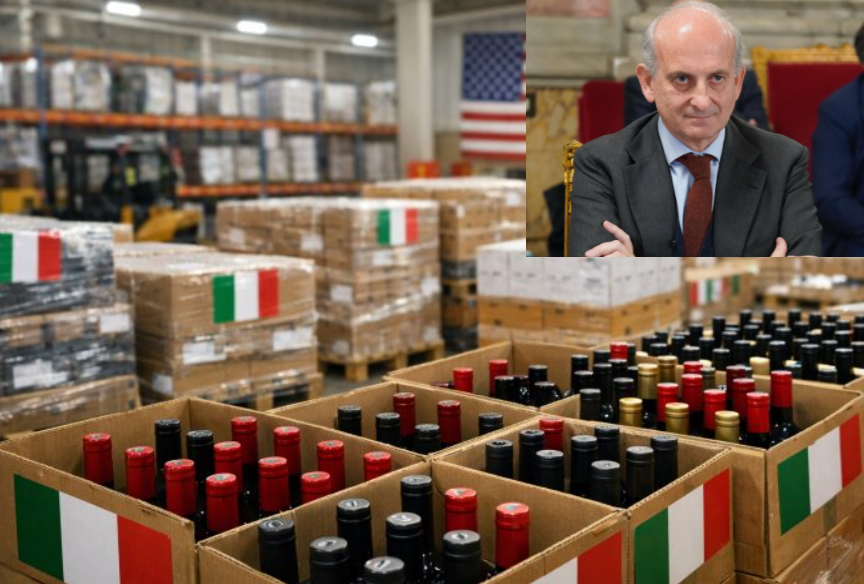 Vini verso gli Usa e Lamberto Frescobaldi nel riquadro