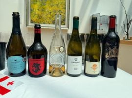 Alcune delle bottiglie presentate