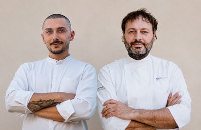Da sinistra, Ignazio Morgante (Zayt) e Ugo Alciati (Guido Ristorante)