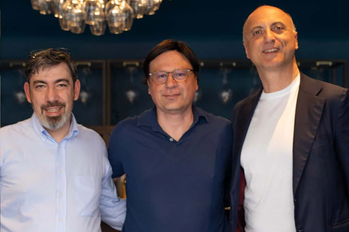 Nella foto i fondatori, da destra Stefano Santi, Francesco Baccaglini e Matteo Colafrancesco