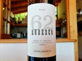 Lungarotti Rubesco 62 – etichetta