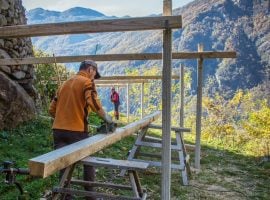 Vigneto Merum, i lavori di recupero delle strutture abbandonate