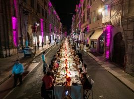 Un’immagine della Cena dei Mille