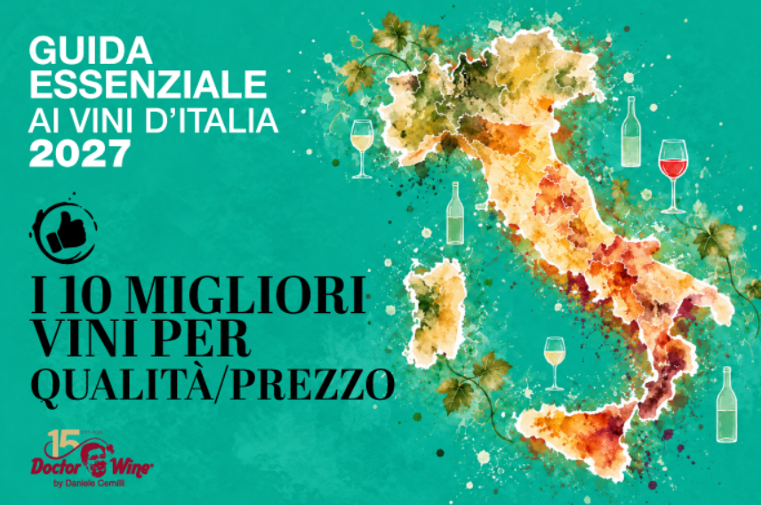 Guida DoctorWine, i migliori vini per rapporto qualità prezzo 2027