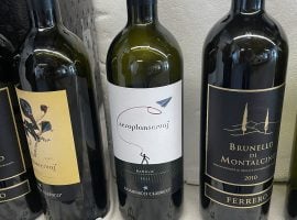 Alcune bottiglie protagoniste della masterclass