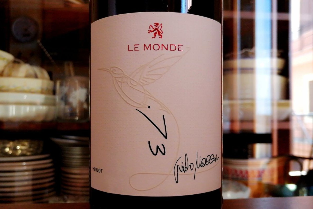 Le Monde Merlot .73 – etichetta