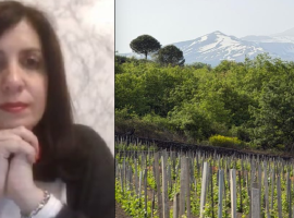 Nadia Terranova, direttrice artistica di Logos e vigneti col Vulcano
