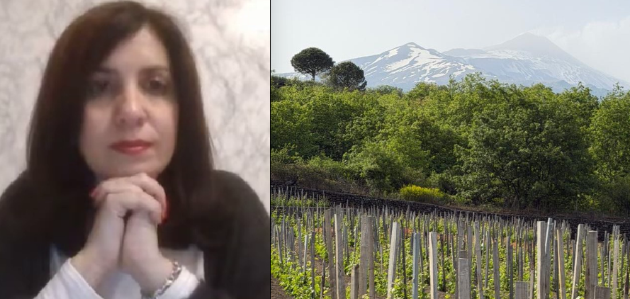 Nadia Terranova, direttrice artistica di Logos e vigneti col Vulcano