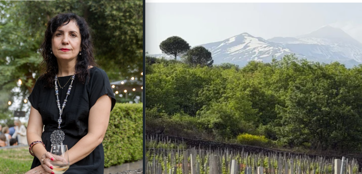 Nadia Terranova, direttrice artistica di Logos e vigneti col Vulcano