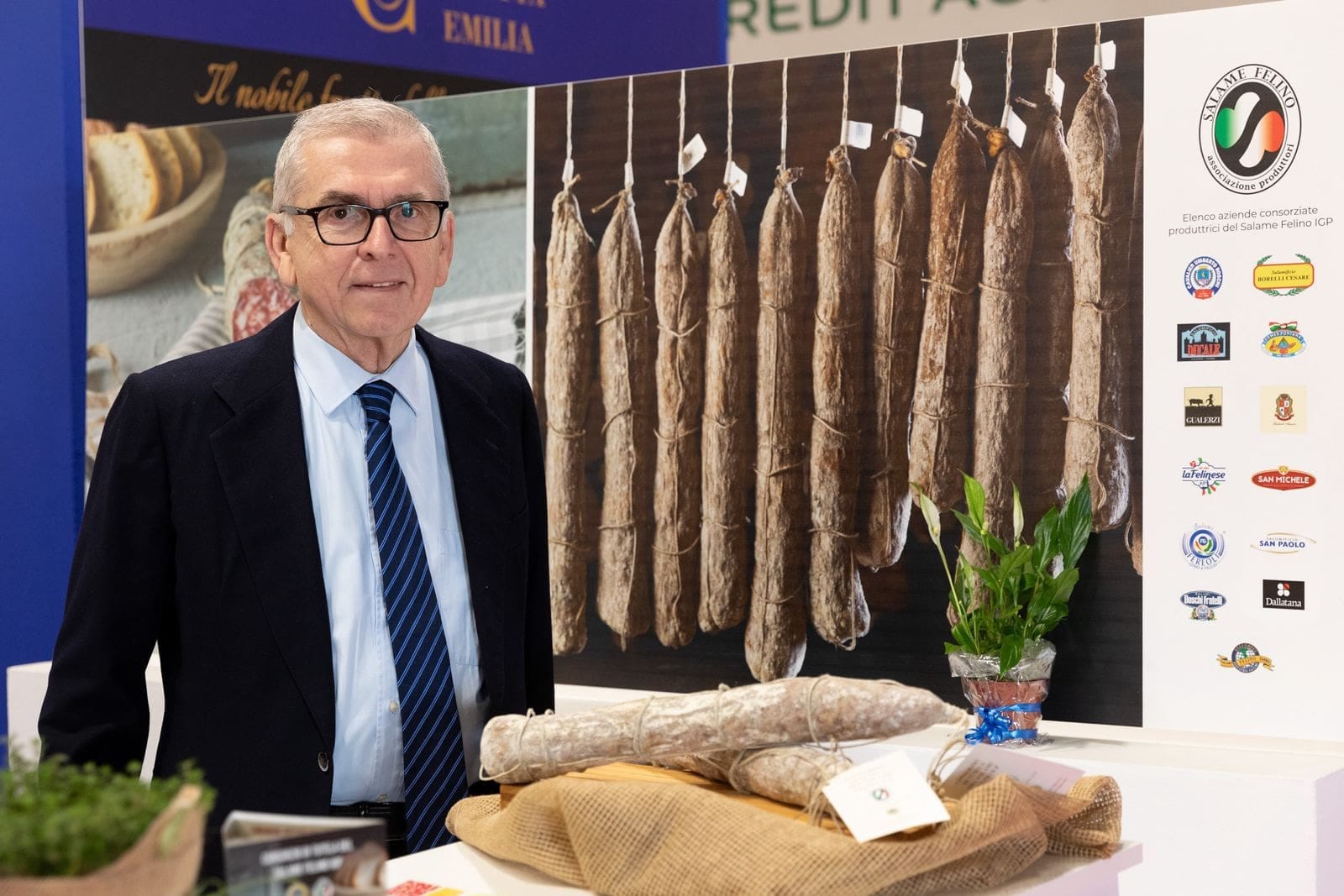 Umberto Boschi e il salame felino