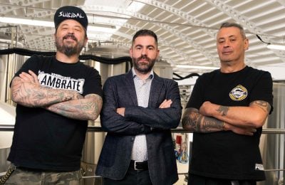 Da sinistra Giampaolo Sangiorgi, Enrico Maestri, Davide Sangiorgi