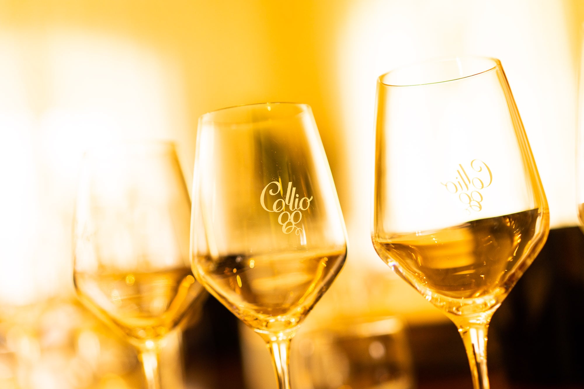 Calici di vini Collio