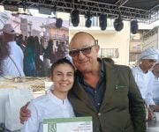 Martina con Ciccio Sultano presidente della giuria