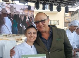 Martina con Ciccio Sultano presidente della giuria