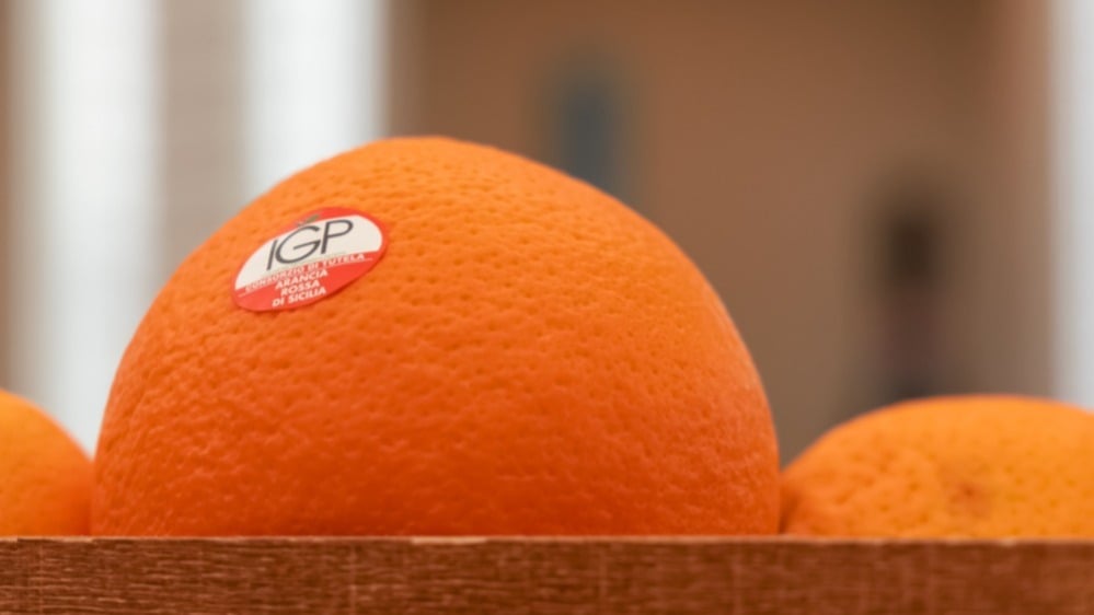 Arancia Rossa di Sicilia IGP con marchio