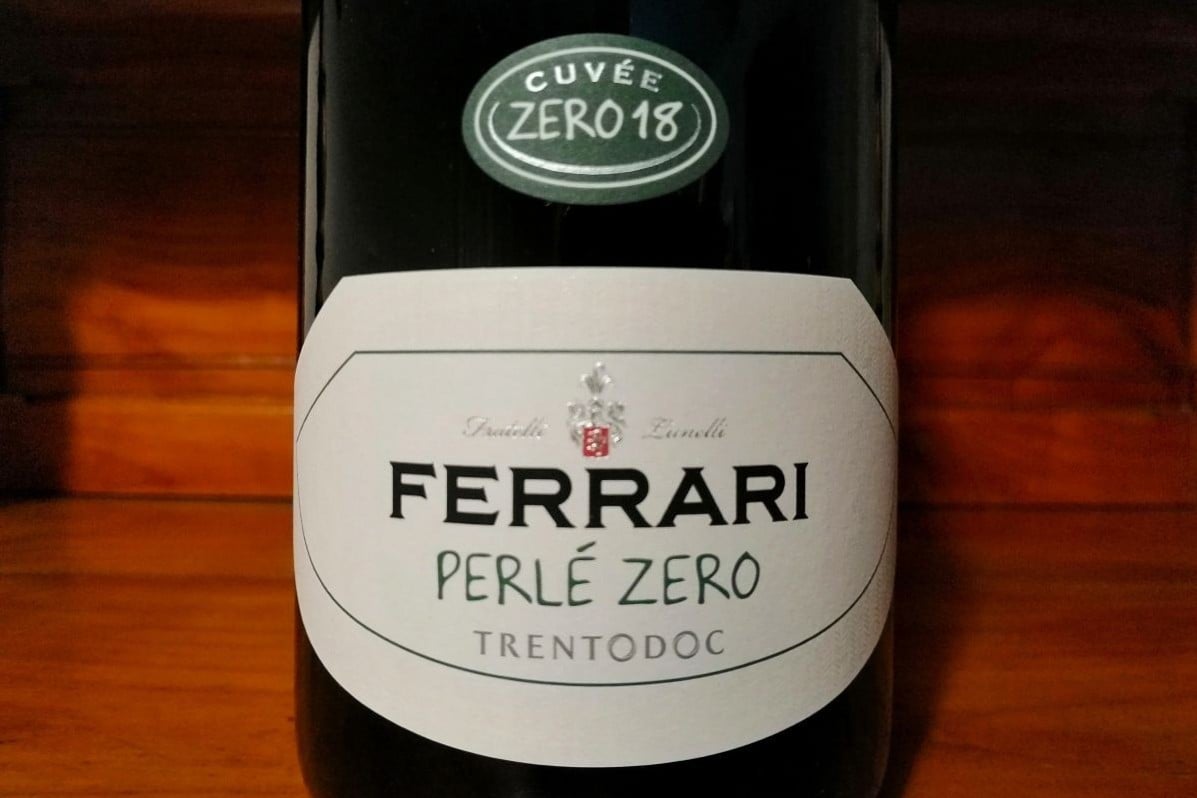 Ferrari Trentodoc Perlé Zero 18 – etichetta