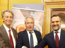 Da sinistra Cesare Baldrighi, Ernesto Seppe, Albino Russo