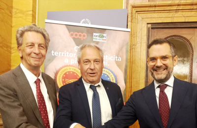 Da sinistra Cesare Baldrighi, Ernesto Seppe, Albino Russo