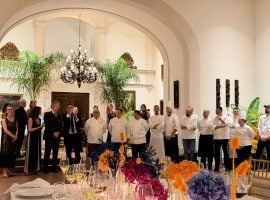Chef stellati, grandi vini e solidarietà: il Gran Galà d’Autunno illumina Taormina. Un momento dell’evento